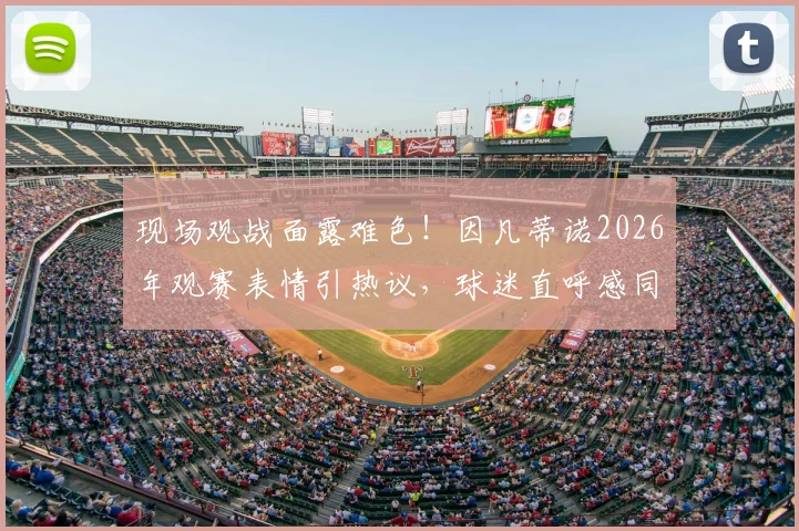 现场观战面露难色！因凡蒂诺2026年观赛表情引热议，球迷直呼感同身受